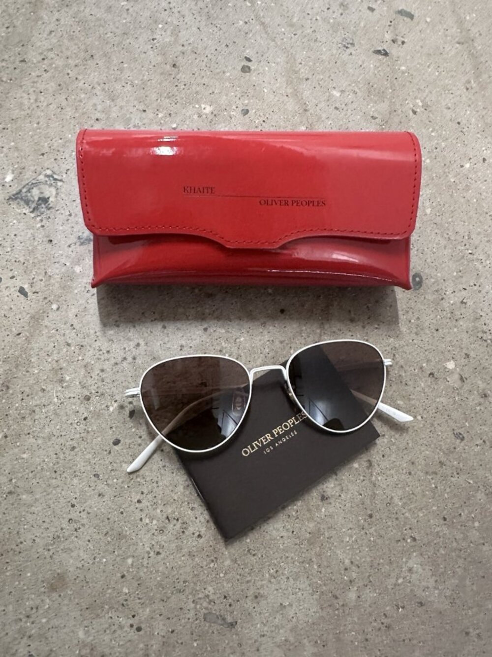 Oliver Peoples X Khaite 1991c Sunglasses in White